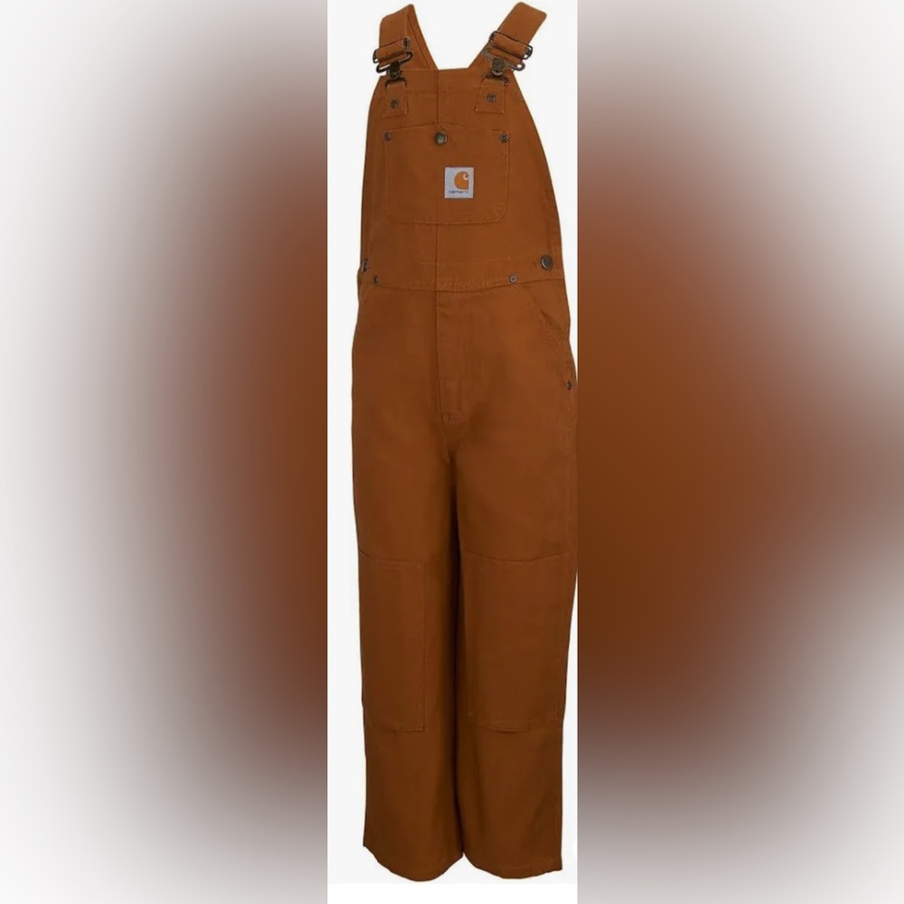 Carhartt Kids Brown Overalls inseam 24” loose fit